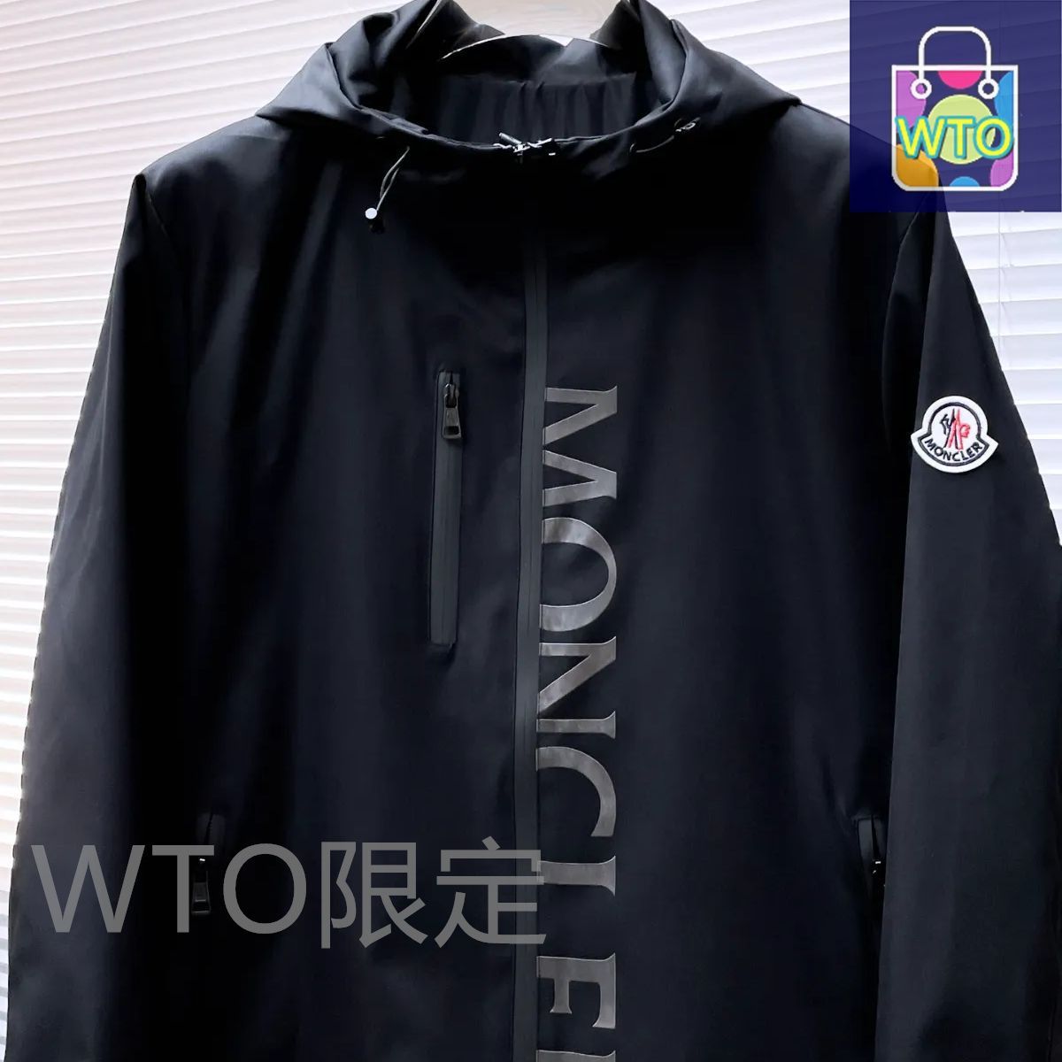 モンクレール　MONCLER ナイロンジャケット 12A新品 新品】MONCLER （モンクレール） ナイロンジャケット ブラック