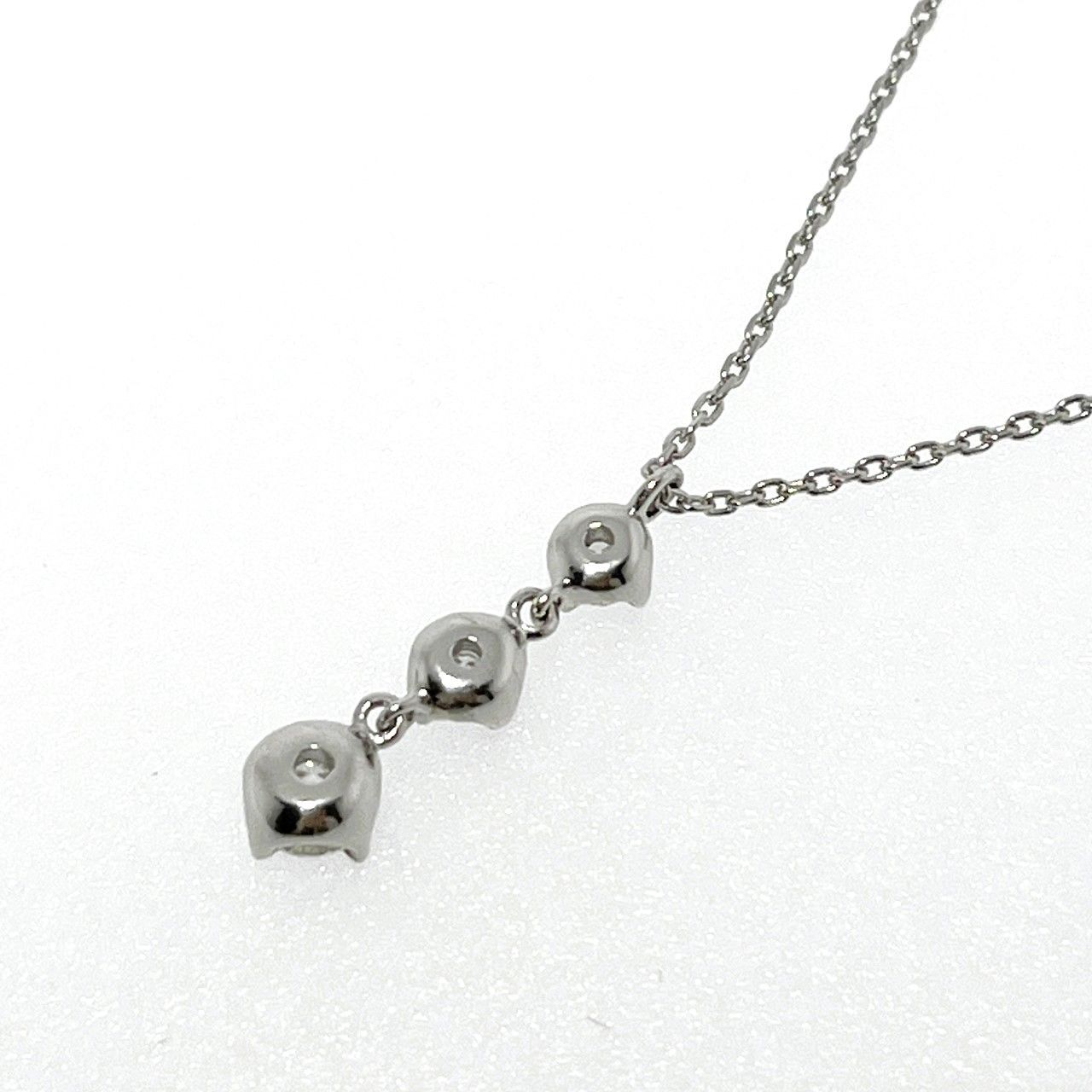 美品 4℃ ダイヤ5Pライン ネックレス Pt850 ヨンドシー 楽天市場】4℃ / ヨンドシー ダイヤネックレス スリーストーン