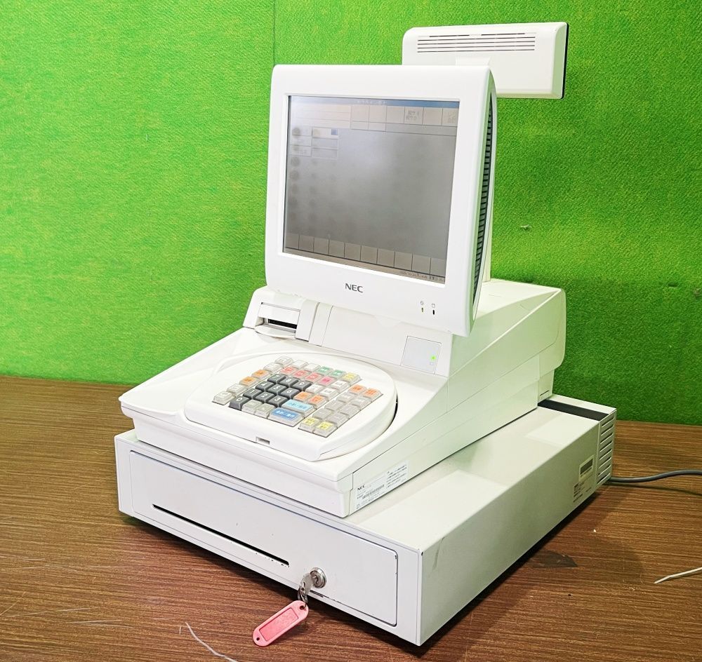 NEC POSレジスター PWPX321W01 キャッシュドロワーPWPX171W01 入電のみ 済み V-15
