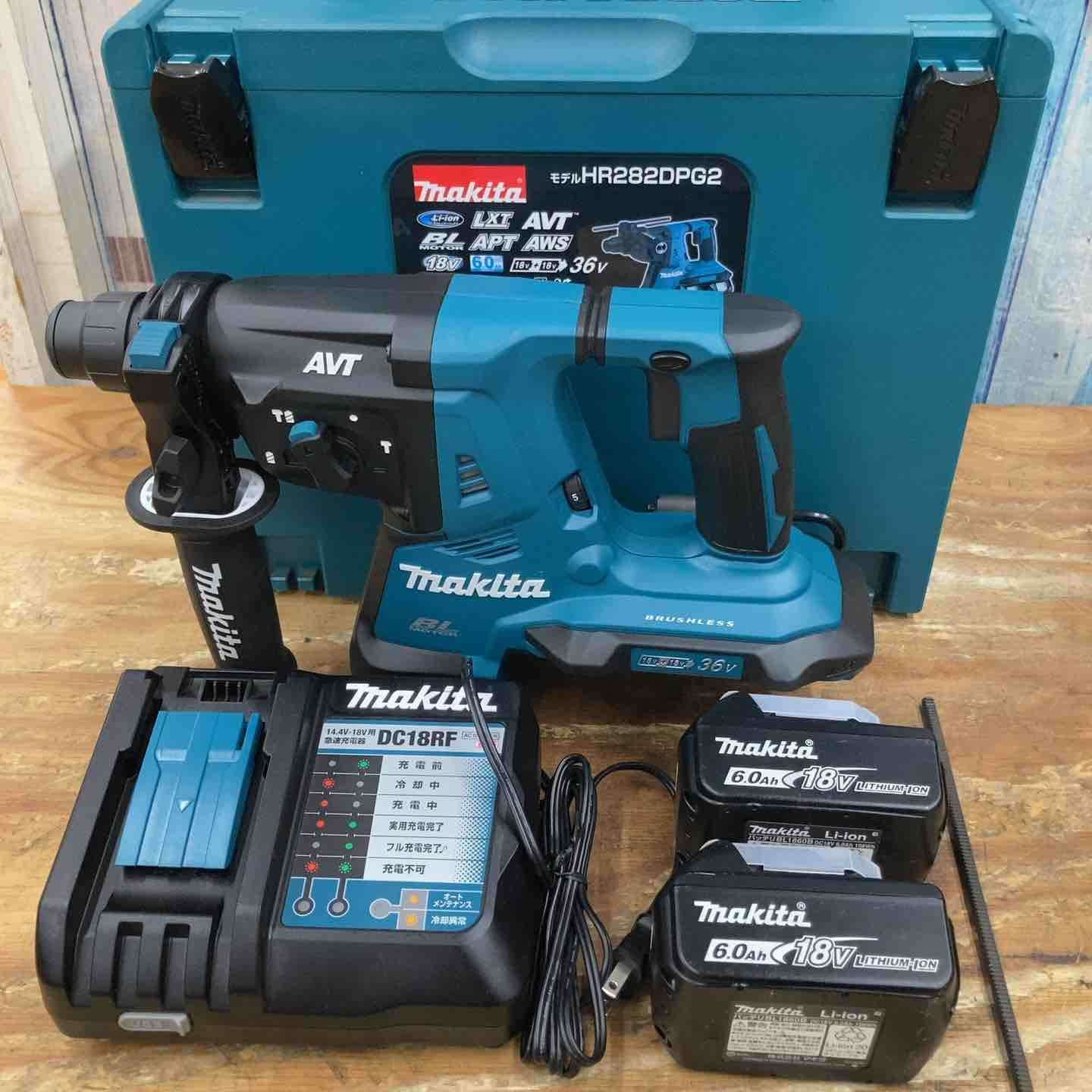 中古品】☆マキタ(makita) コードレスハンマドリル HR282DPG2 中古品】☆マキタ(makita) コードレスハンマドリル HR282DPG2