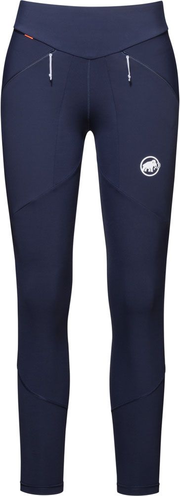 マムート MAMMUT アウトドア エナジー ライト タイツ レディース 女性 ウィメンズ インナーパンツ ロングスパッツ 軽量 湿度調節 伸縮性 ポケット付き 1022-01780 102201780 5118 MARINE