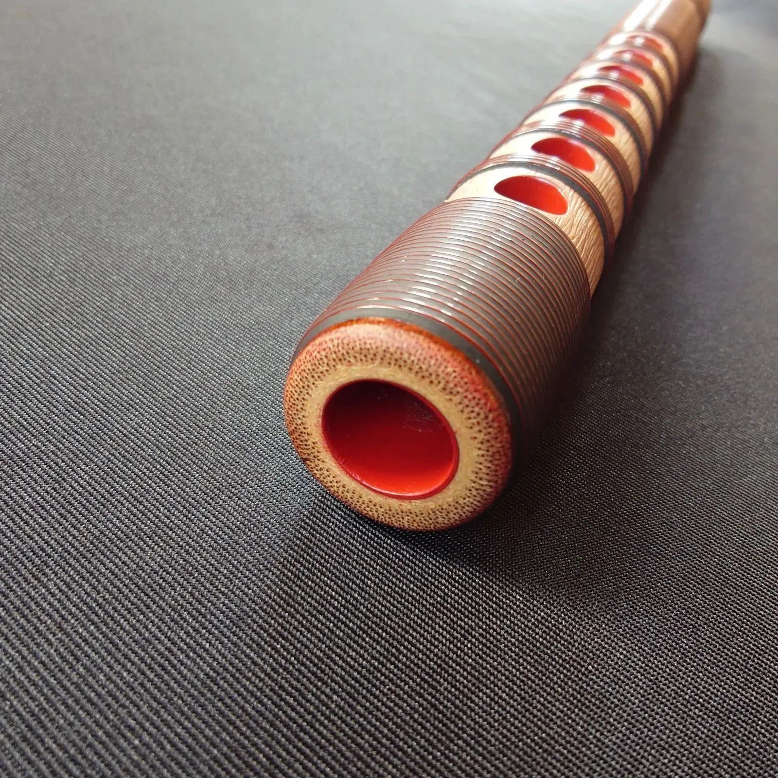 龍笛(本管) 雅楽 龍笛 白竹 本管 籐巻き 雅楽 龍笛 白竹 本管 籐