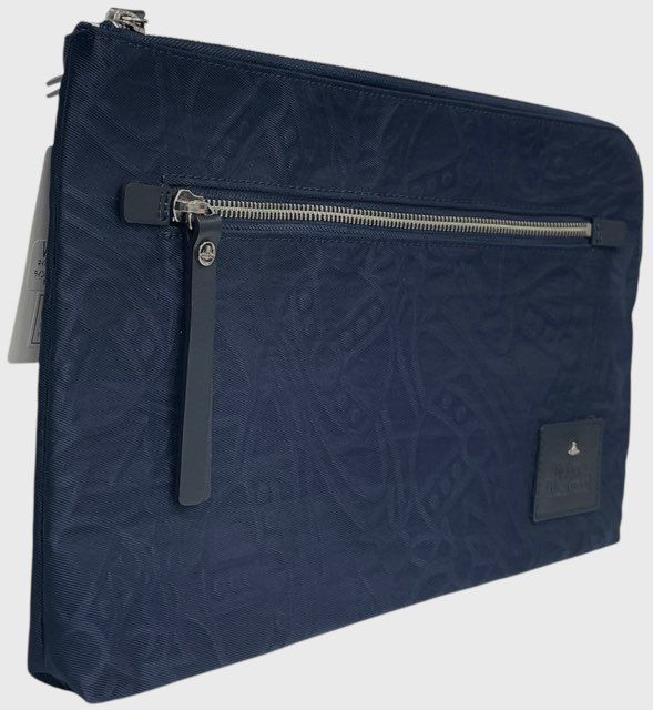 未使用 ヴィヴィアンウエストウッド VWB860 クラッチバッグ ORBエンボス 型押し オーブ ネイビー 紺 オーブエンボス Vivienne Westwood 未使用 ヴィヴィアンウエストウッド VWB860 クラッチバッグ ORB