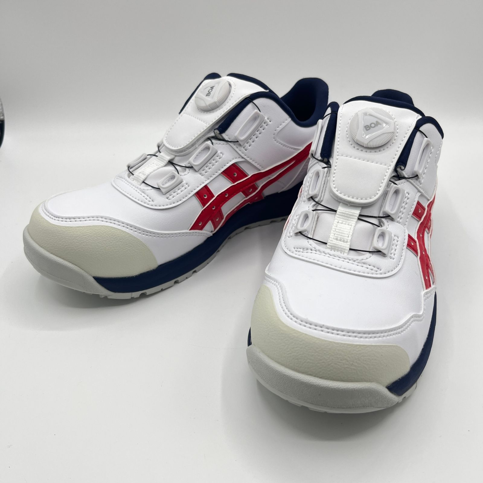 アシックス ウィンジョブ 安全靴 CP306 BOA 25.5cm ホワイト×クラシックレッド asics リサイクルマート宇部店