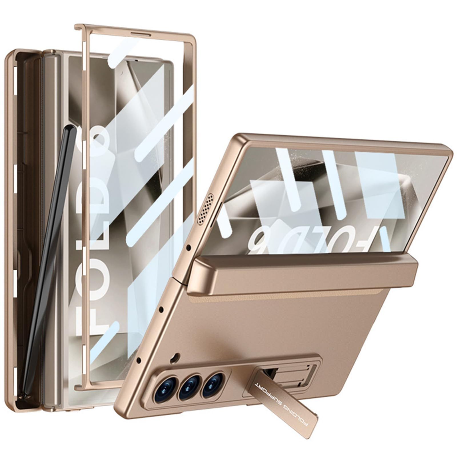 ねもぺたんこケース×6 NINKI適応Galaxy Z Fold 6 ケース (SC-55E