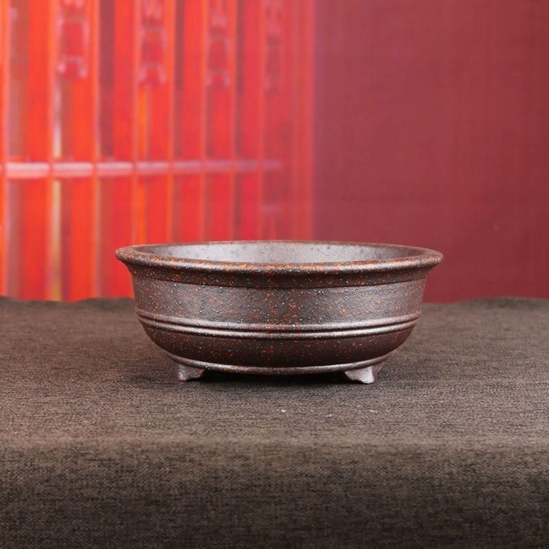 小円口鉢 紫砂の鉢盆栽鉢 植木鉢 小品盆栽鉢 大品盆栽