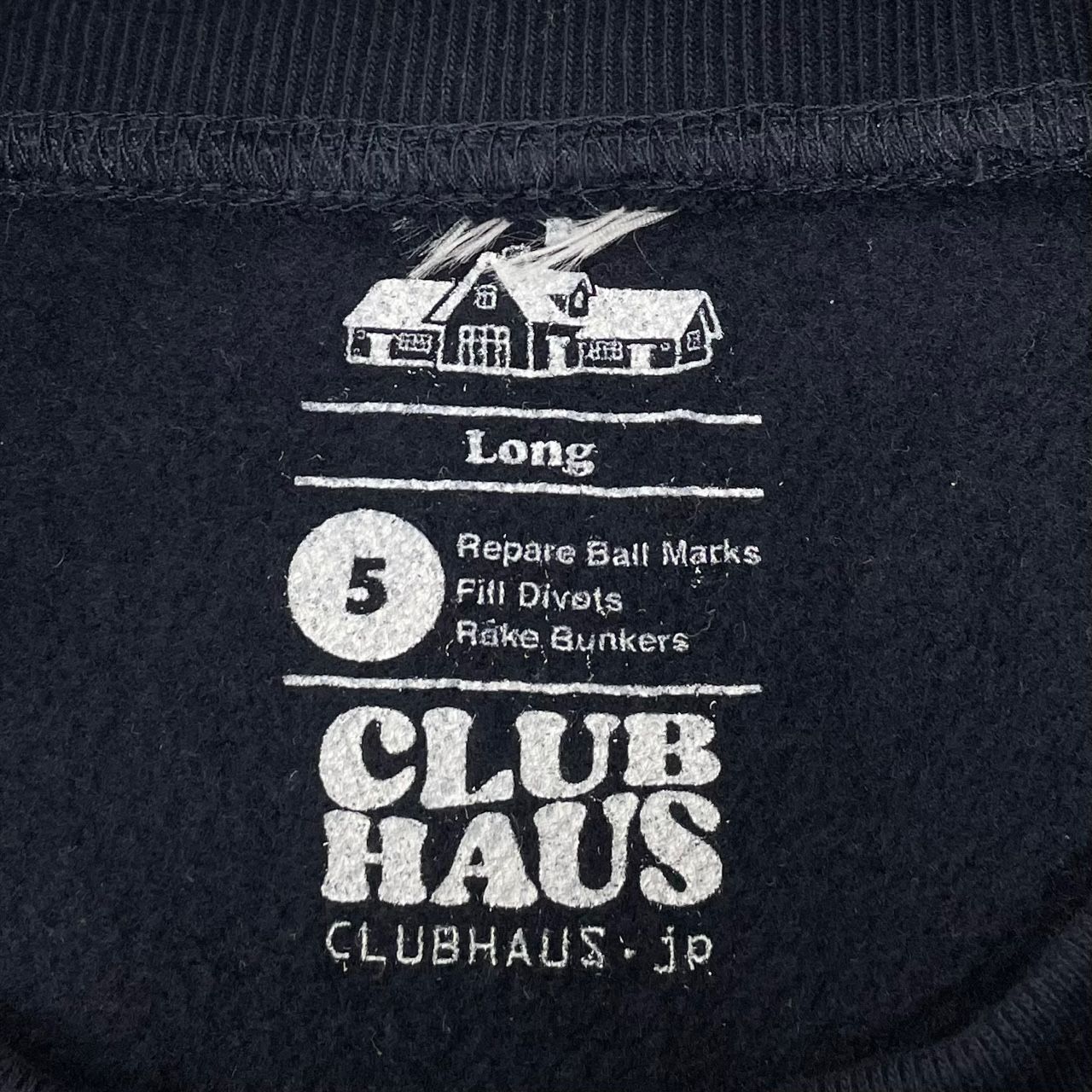 未使用 CLUBHAUS クラブハウス クルーネックスウェット ブラック L ITEM | CLUBHAUS | クラブハウス