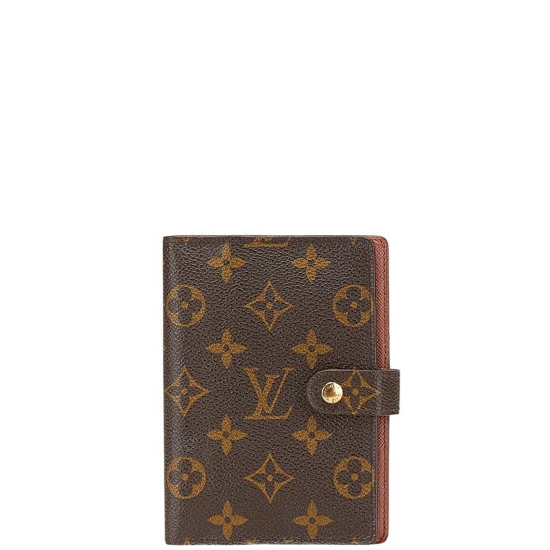 ルイ ヴィトン モノグラム アジェンダPM R20005 ブラウン PVC レザー レディース LOUIS VUITTON 1-0210535
