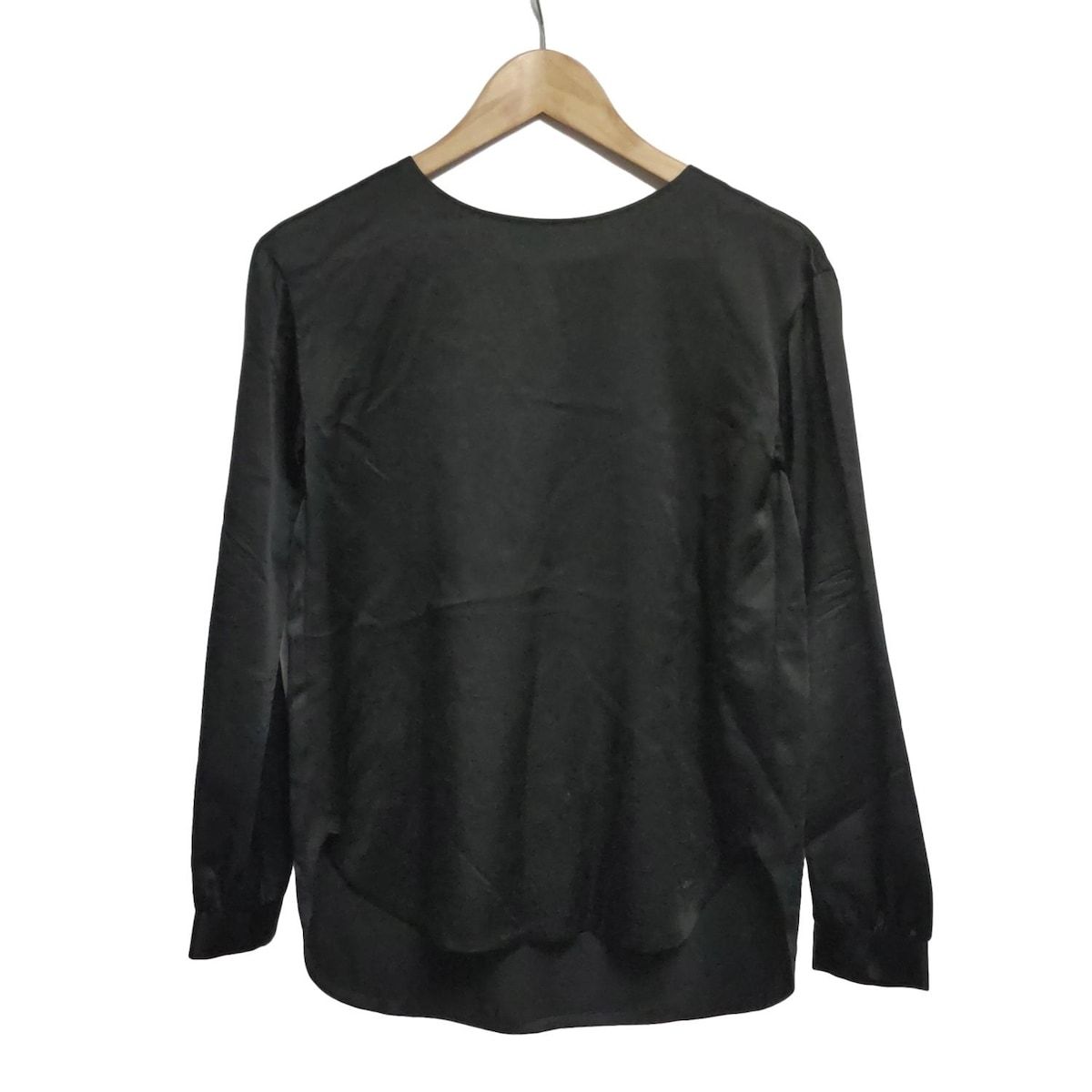 ドゥロワー ブラウス　36 ドゥロワー ギャザーシャツ 36 DRAWER ドゥロワー ブラウス ネイビー