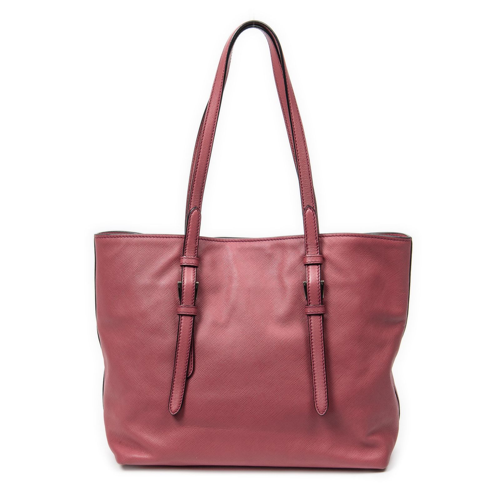 PRADA プラダショッピングトートピンクサフィアーノレザーA