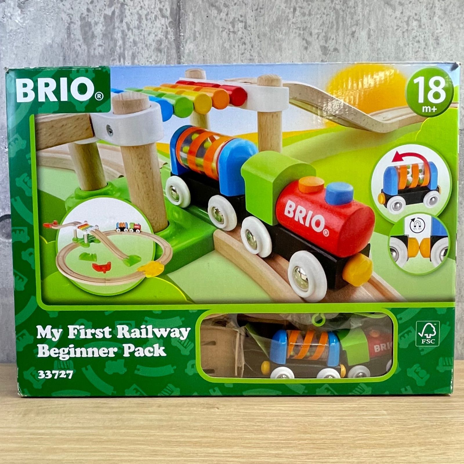 BRIO(ブリオ)レールウェイ マイファースト ビギナーセット 対象年齢1歳