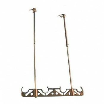 DRY WAVE 吊下げ型固定式物干金物 HA50 ブロンズ