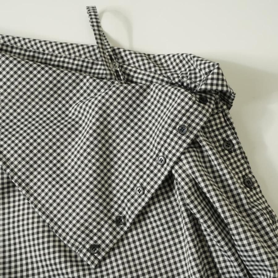 AMERI アメリ check one shoulder shirt チェック ワンショルダー シャツ ブラウス トップス 長袖 Ameri VINTAGE - 新品 ameri check one shoulder shirtの通販 by