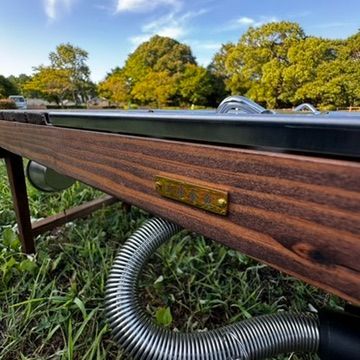 フラットバーナ－テーブル igtテーブル フォールディングテーブル エボニー色 フラットバーナーテーブル igtテーブル フォールディング