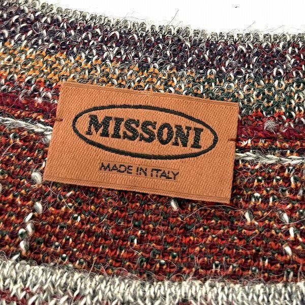 wnc ミッソーニ MISSONI ニット・セーター 46 マルチ 総柄 アルパカ混