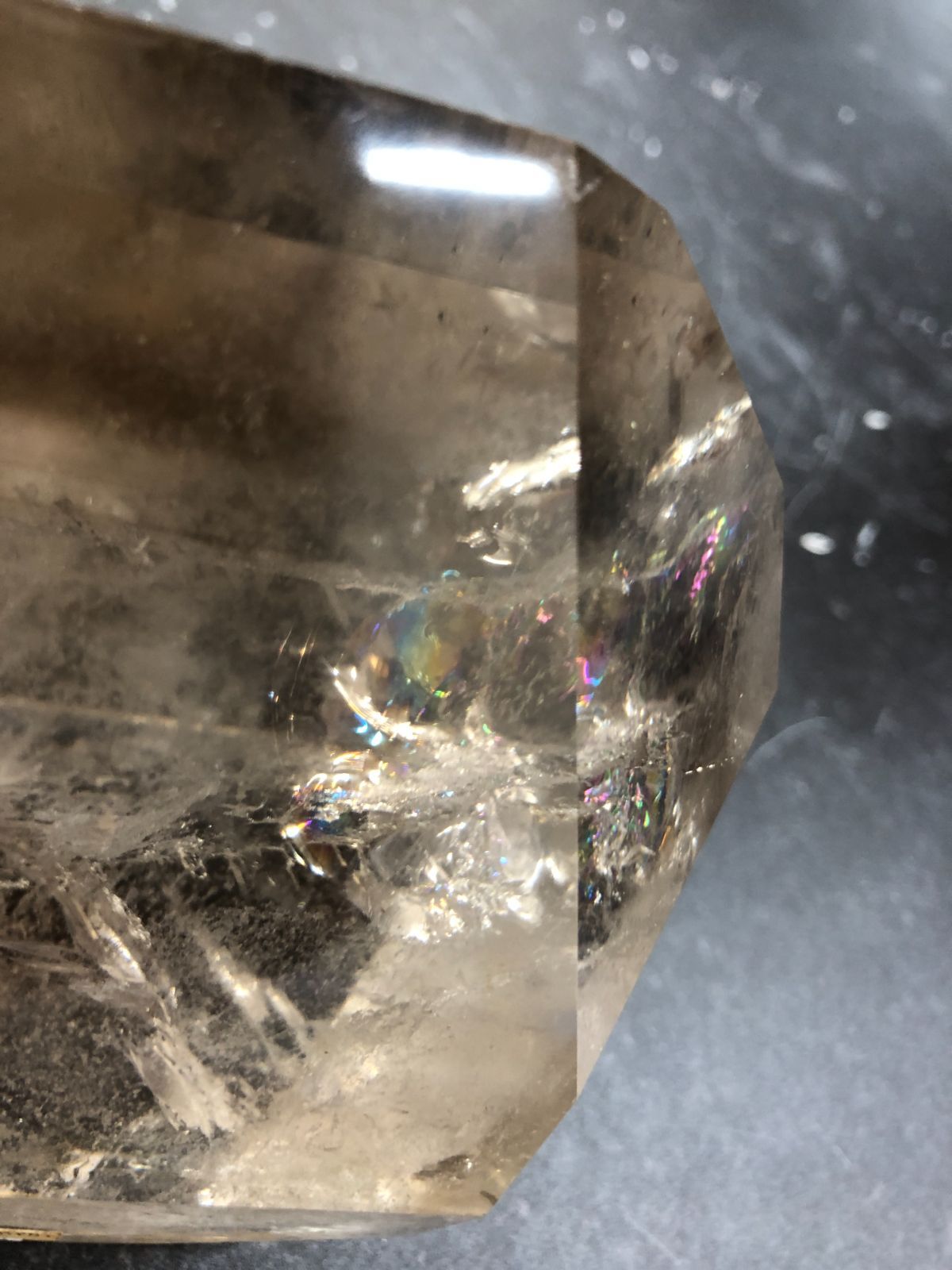 スモーキークオーツファントムポイント ブラジル産