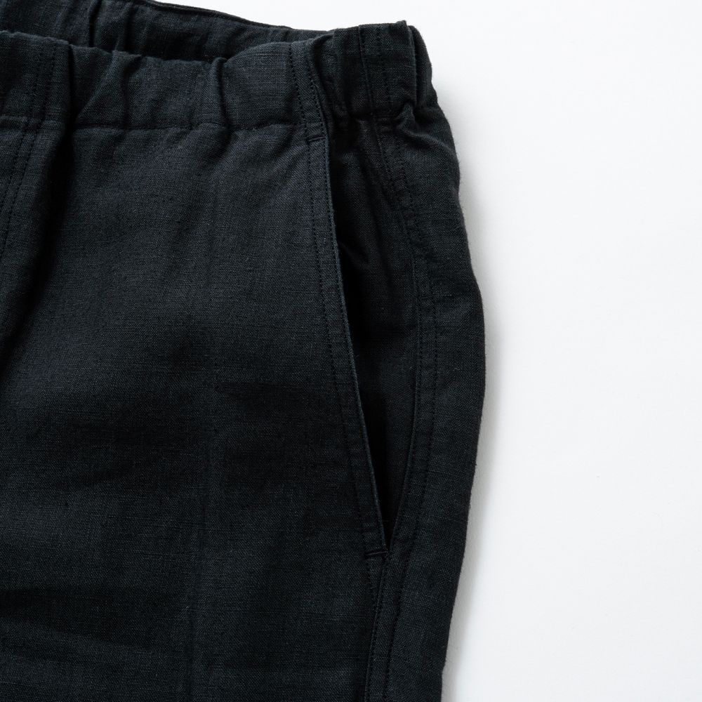 RATS/ラッツ】LINEN EASY PANTS - BLACK / リネン イージー