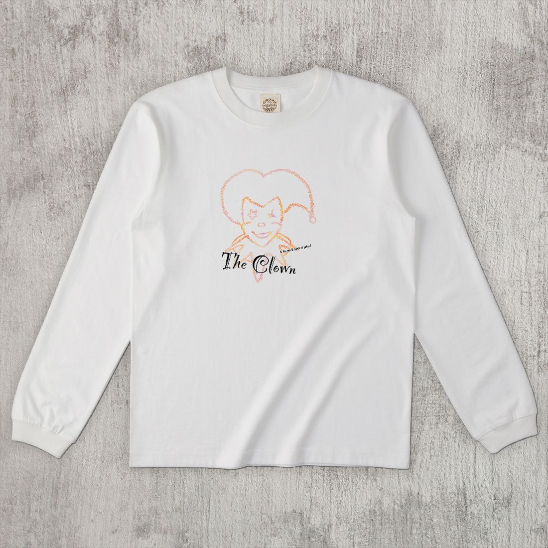 グラフィックロングTシャツ　The Clown Color -Long-