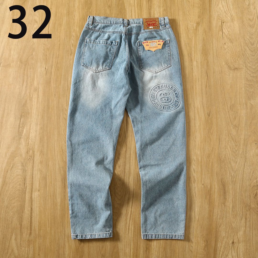 Stussy × Levi's Embossed 501 