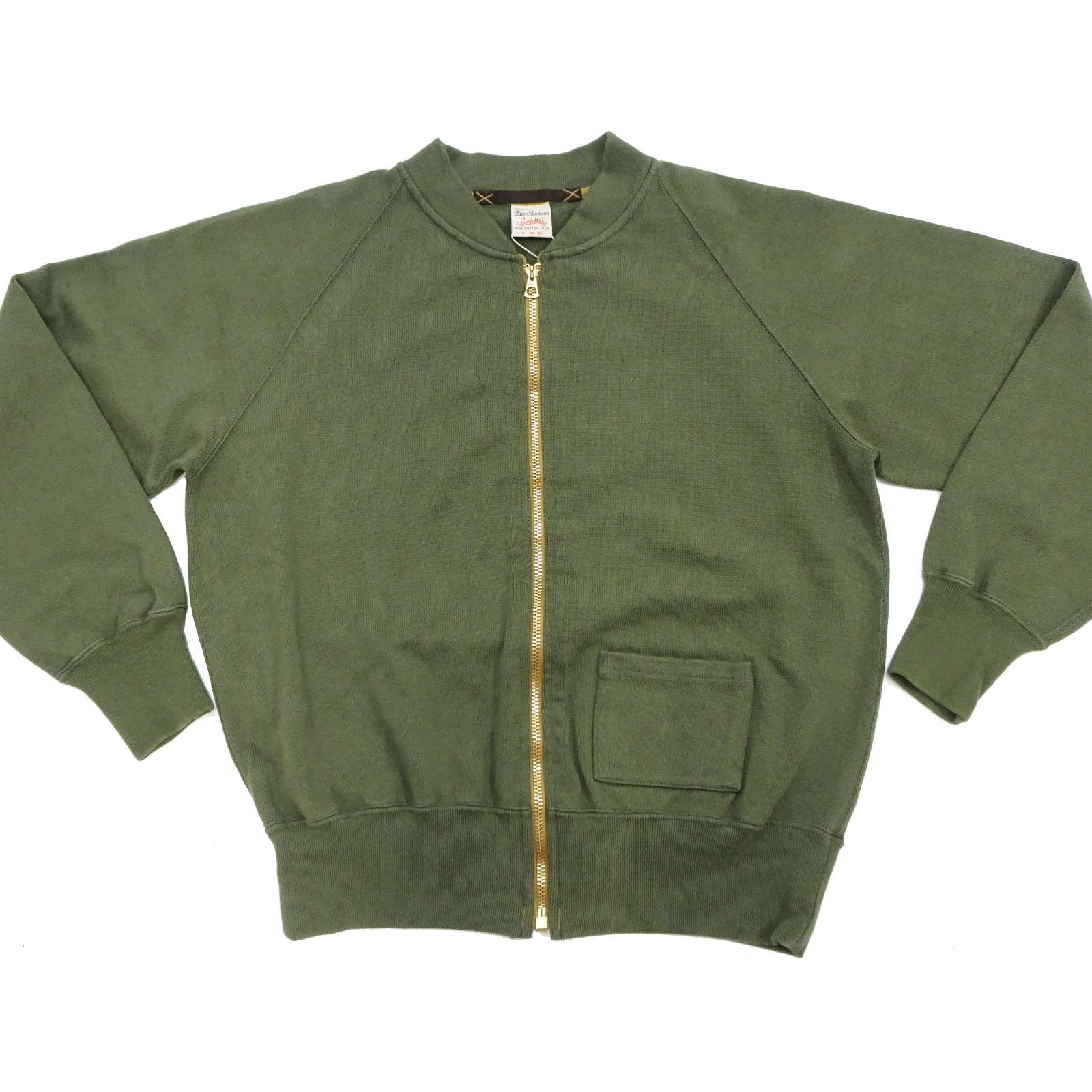 バズリクソンズ BR69444 コットン C-2 ジップカットソー Buzz Rickson 