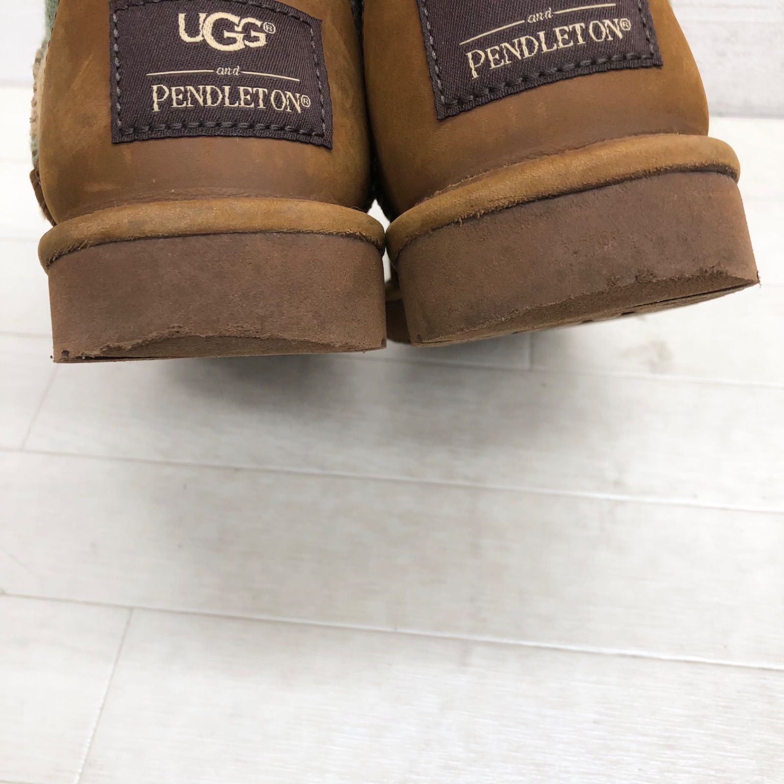 ま1〓 ⑤UGG PENDLETON アグ ペンドルトン ムートンブーツ レディース 
