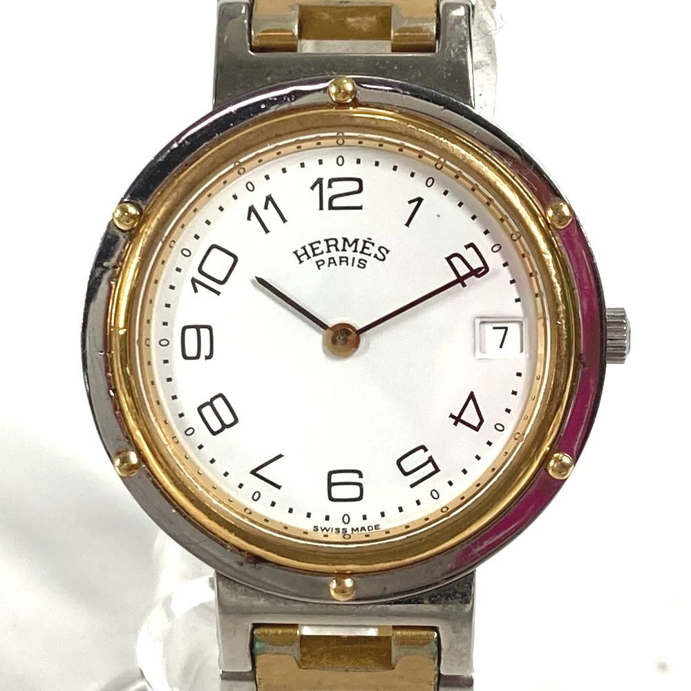 HERMES シルバー クリッパー HERMES エルメス 腕時計 クリッパー シルバー 小物 レディース