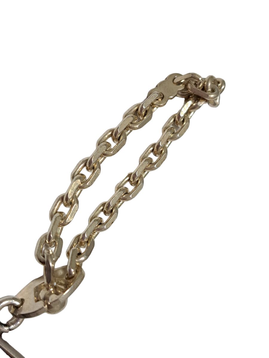 エルメス キーホルダー チャーム エマイユ 七宝焼 赤 シルバー