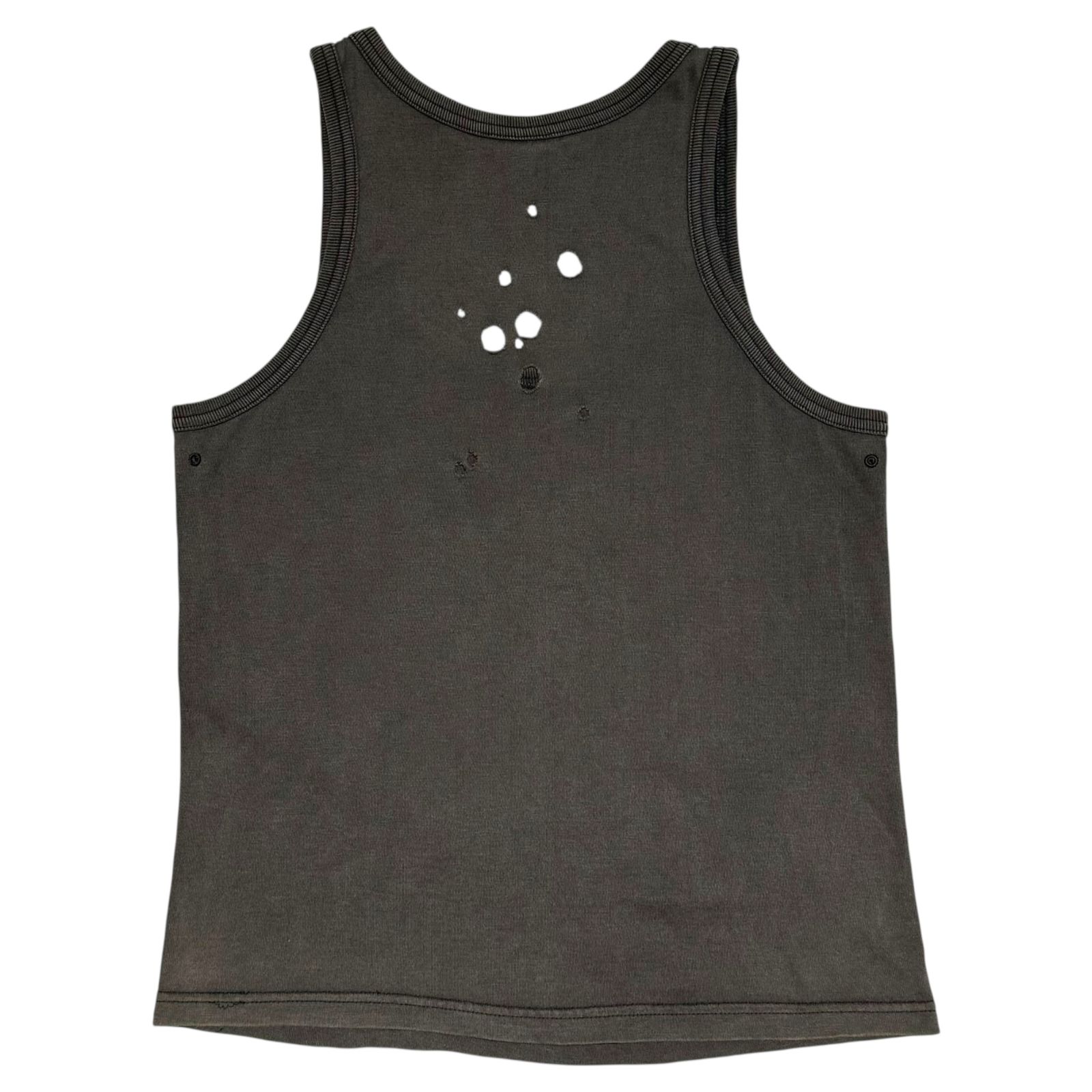 NUMBER NINE スカルタンクトップ 01ss タイム期 NUMBER (N)INE(ナンバーナイン) 01SS ”TIME” Perforated skull tank