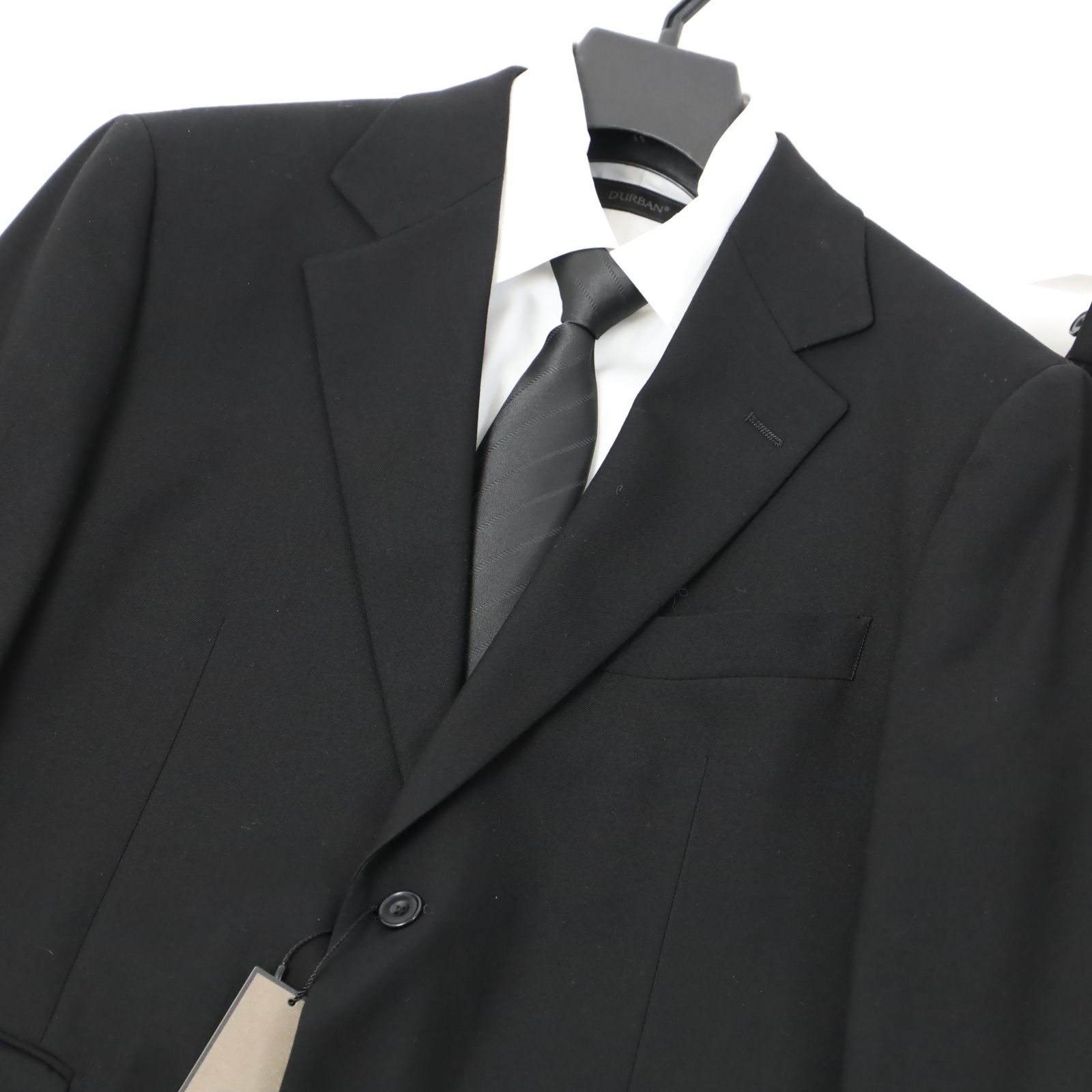 gotairiku 五大陸 礼服 フォーマル スーツ メンズ WEAR BLACK ブラック スーツ 冠婚葬祭式典 背抜き AB4 -901