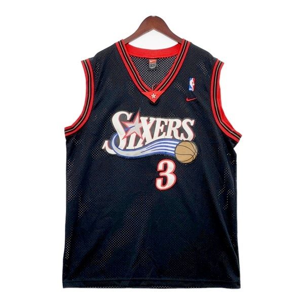 NIKE NBA 76ers セブンティシクサーズ ゲームシャツ ユニフォーム ノースリーブ メッシュ スポーツ バスケ ナイキ トップス DM15488
