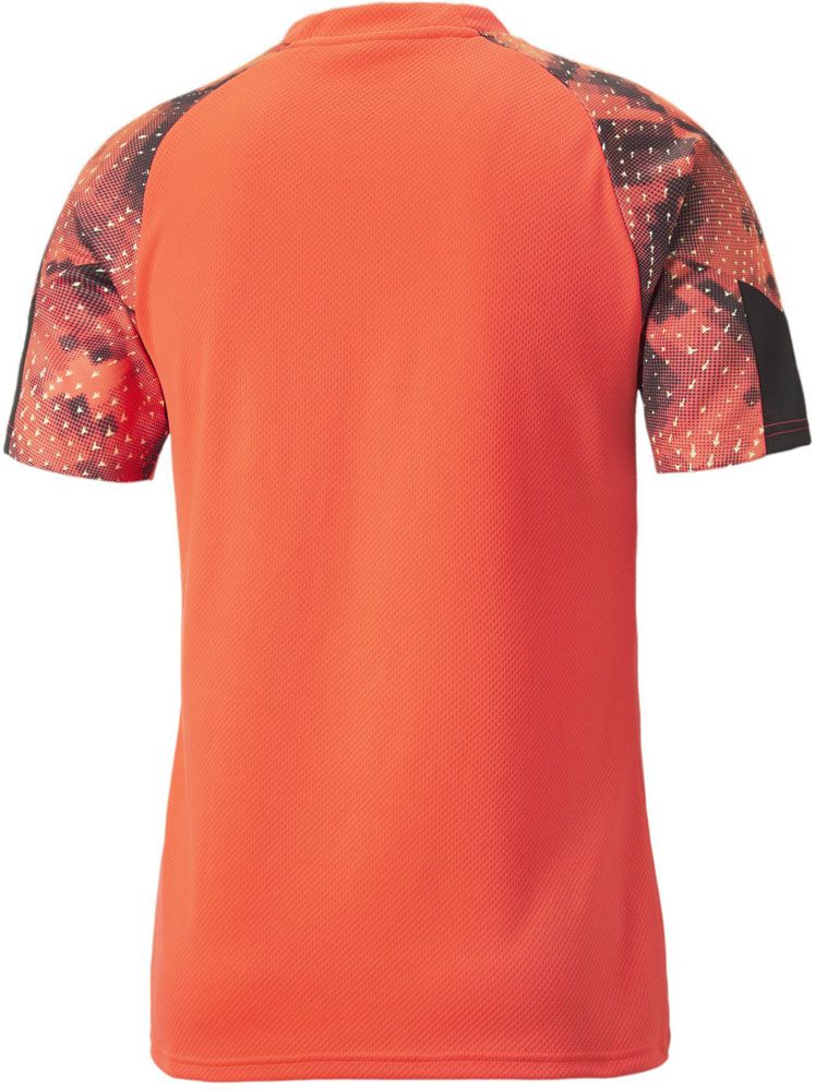 オレンジ サッカーウェア長袖　スポンサー付き　Mサイズ サッカーサポーターグッズのユニフォーム（色：オレンジ系