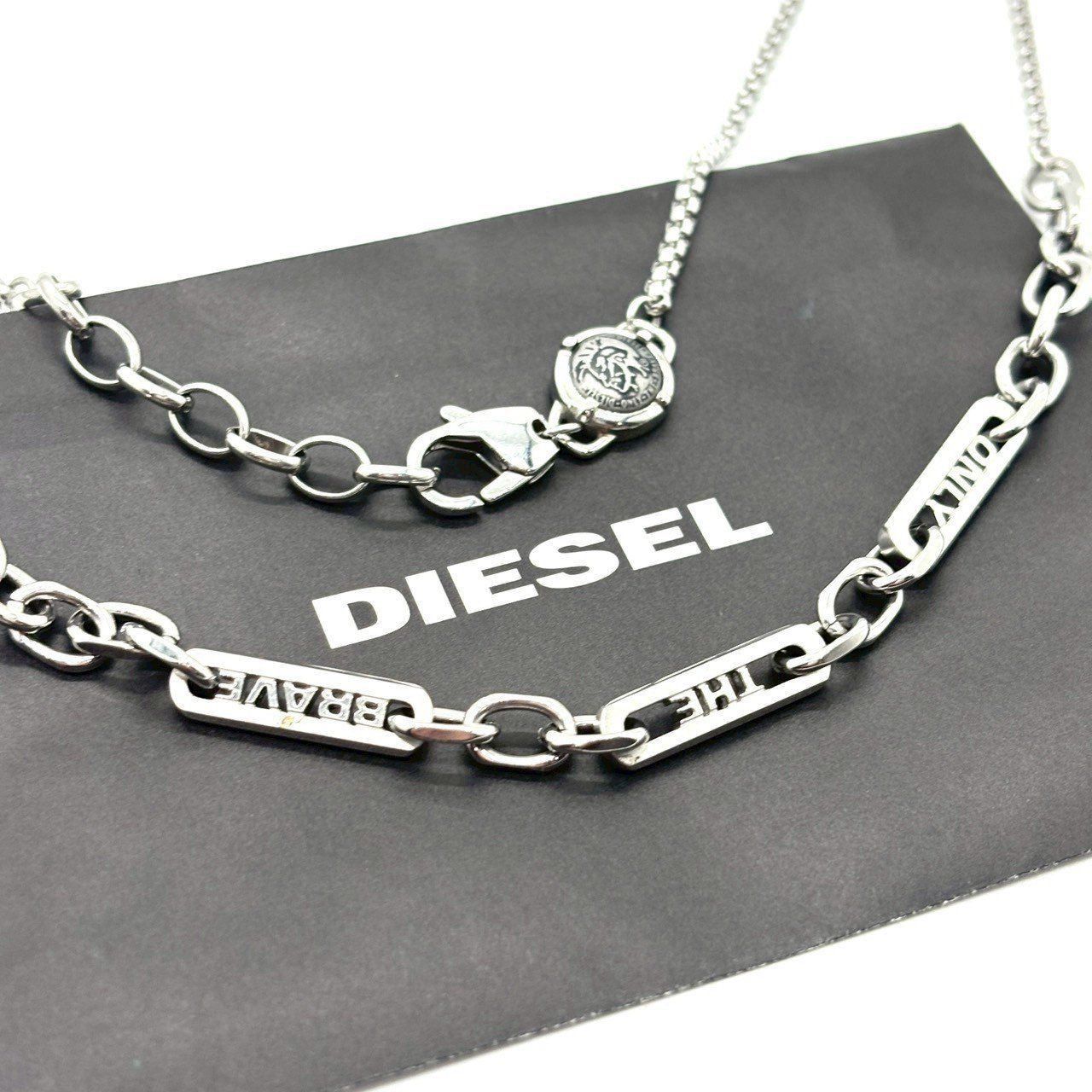 象徴で男を魅せる】 DIESEL ディーゼル チェーンネックレス