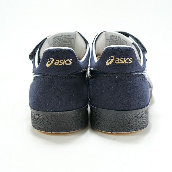 ASICS バレーボールシューズ ネイビー ベルクロ式　審判用シューズ asics ネイビー バレーボールシューズ 審判用 - メルカリ