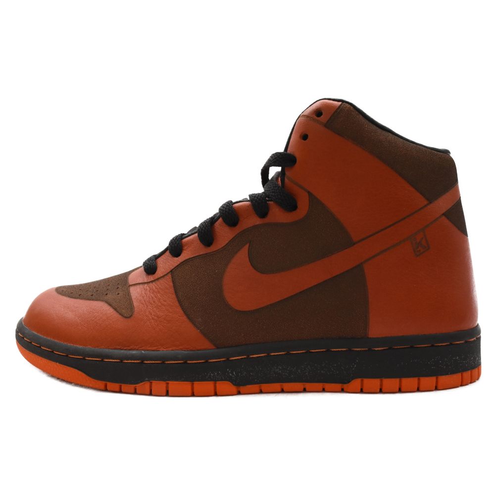 NIKE (ナイキ) DUNK HIGH 1 PIECE ダンクハイ ワンピース ハイカットスニーカー ブラウン US9/27cm 311612-881