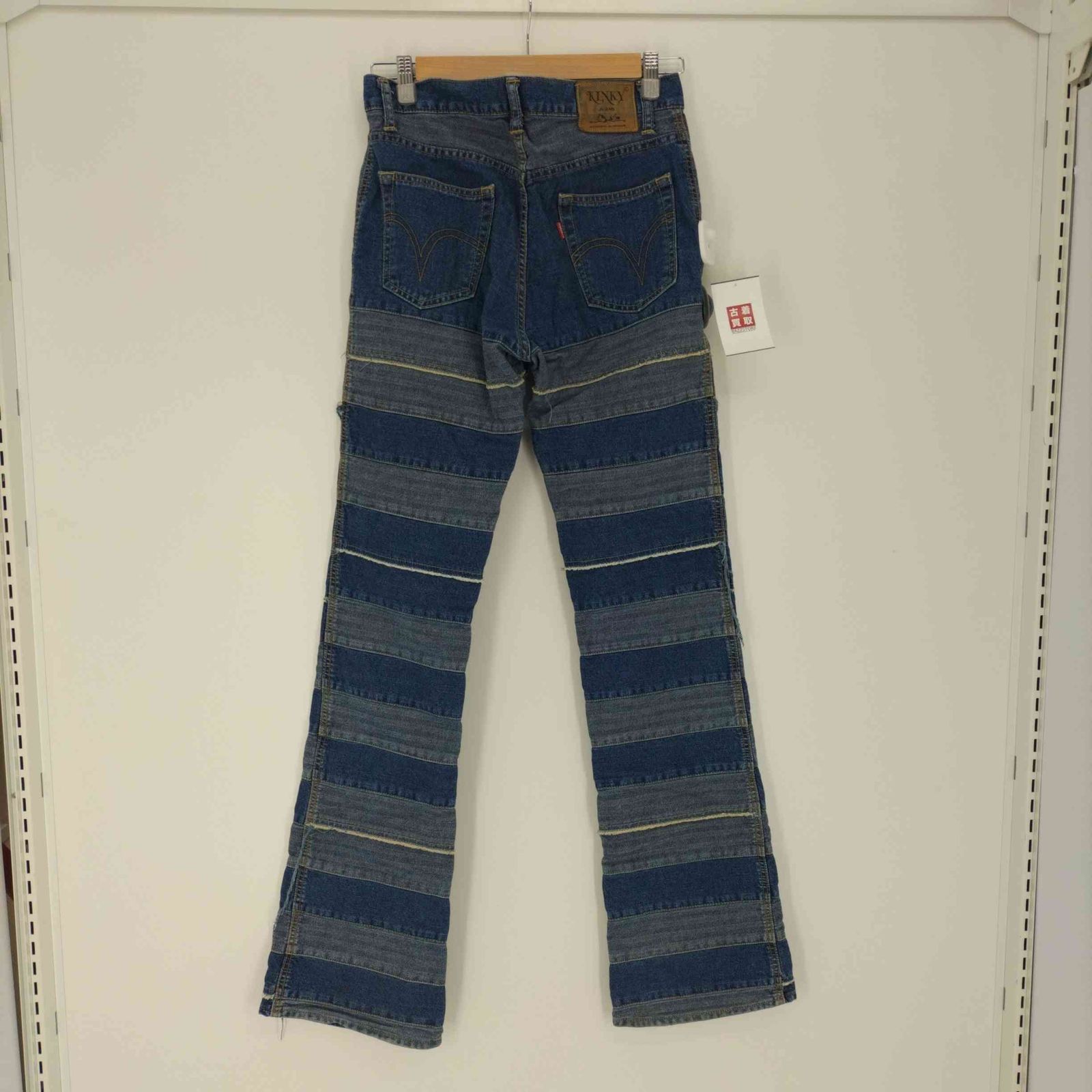 世界的に有名な 青 パンツ KINKY ツギハギ JEANS JEANS ...