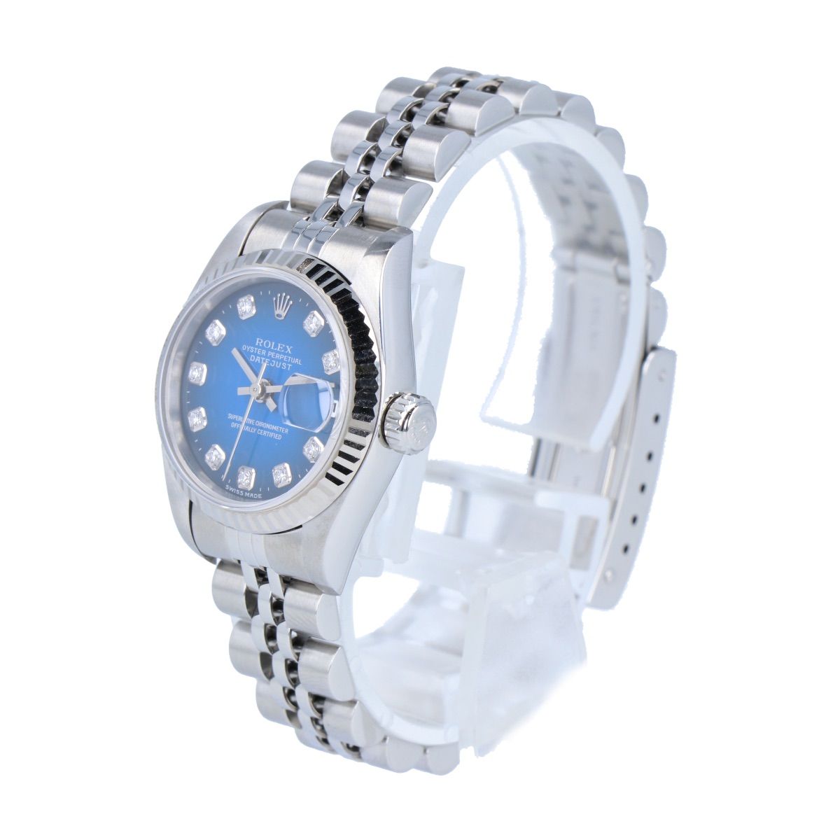 ROLEX】ロレックス デイトジャスト 69174G T番 1996年頃 ブルー  