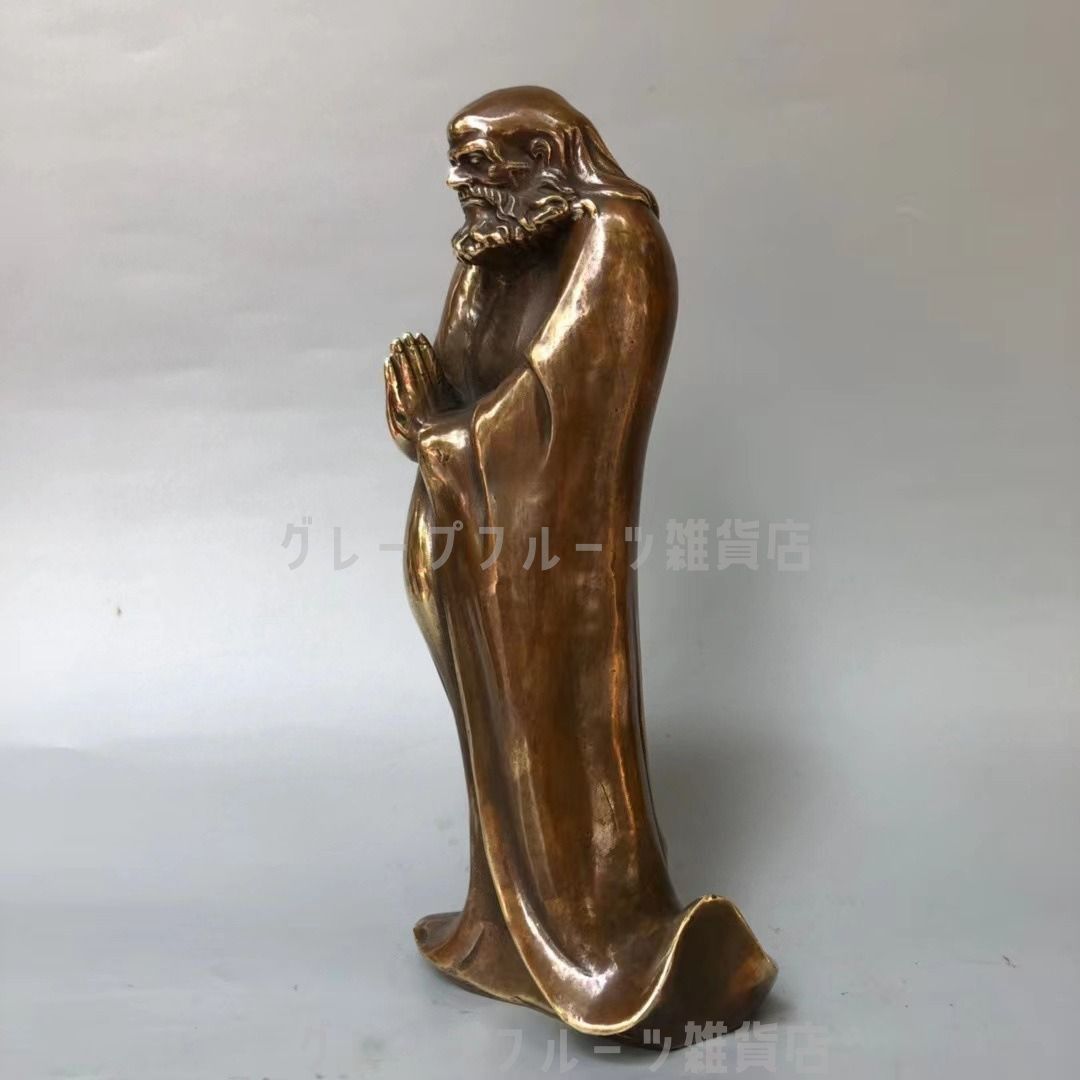 達磨大師 置物 オブジェ 銅 インテリア 置物 置物 神様 仏 開運