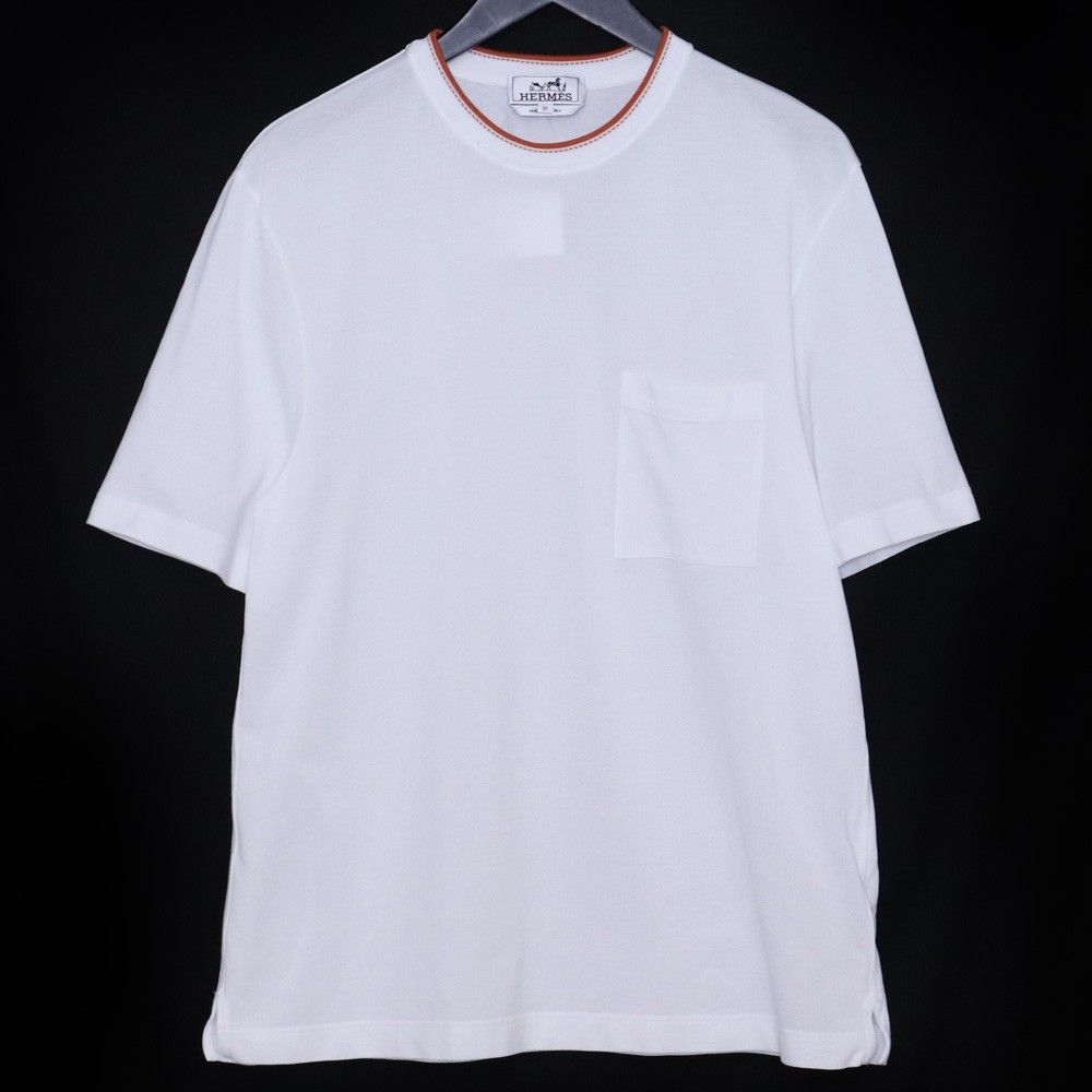 HERMES ホワイト Tシャツ Mサイズ エルメス HERMES 近年モデル ハローミスターファリエール