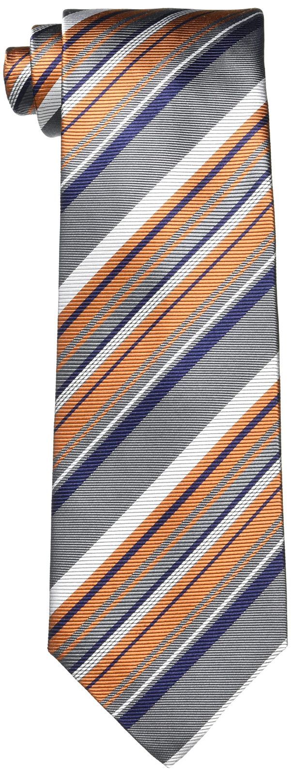 [タカキュー] made in japan 生地・縫製 日本製 シルク100％ レギュラータイ 8.0cm幅 ネクタイ オレンジ 110300783407223 全長143センチ