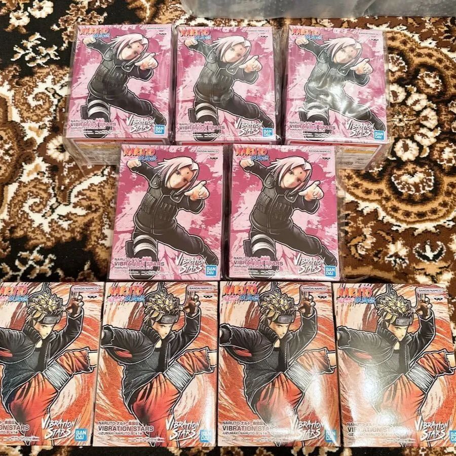 ナルト　疾風伝　VIBRATION STARS フィギュア　9点セット BANPRESTO NARUTO-ナルト- 疾風伝 VIBRATION STARS HARUNO