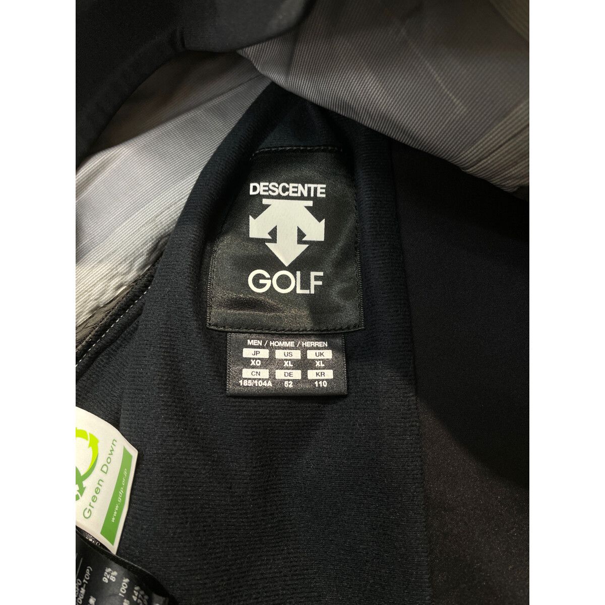 中古 メンズ デサントゴルフ DESCENTE GOLF ブルゾン XO 黒