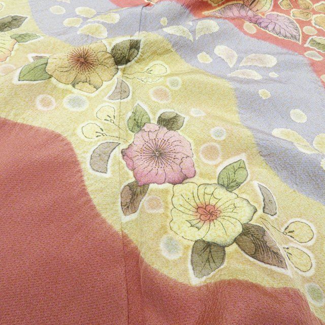 平和屋着物○伝統工芸士 廣瀬雄望 江戸小紋 訪問着 雪輪重ね 各通し