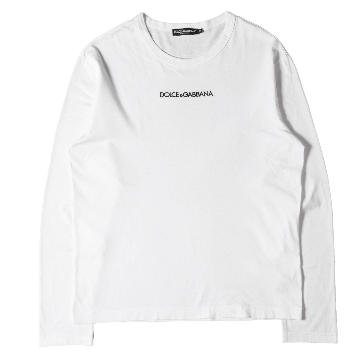 DOLCE&GABBANA ドルチェ&ガッバーナ Tシャツ ロゴ 刺繍 クルーネック 
