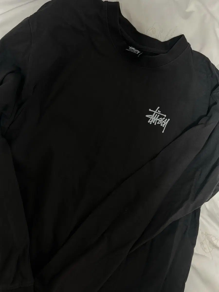 【雷市場（ポンジャン）商品韓国直送】 STUSSY(ステューシー) 長袖 ロングスリーブ チャコールグレー