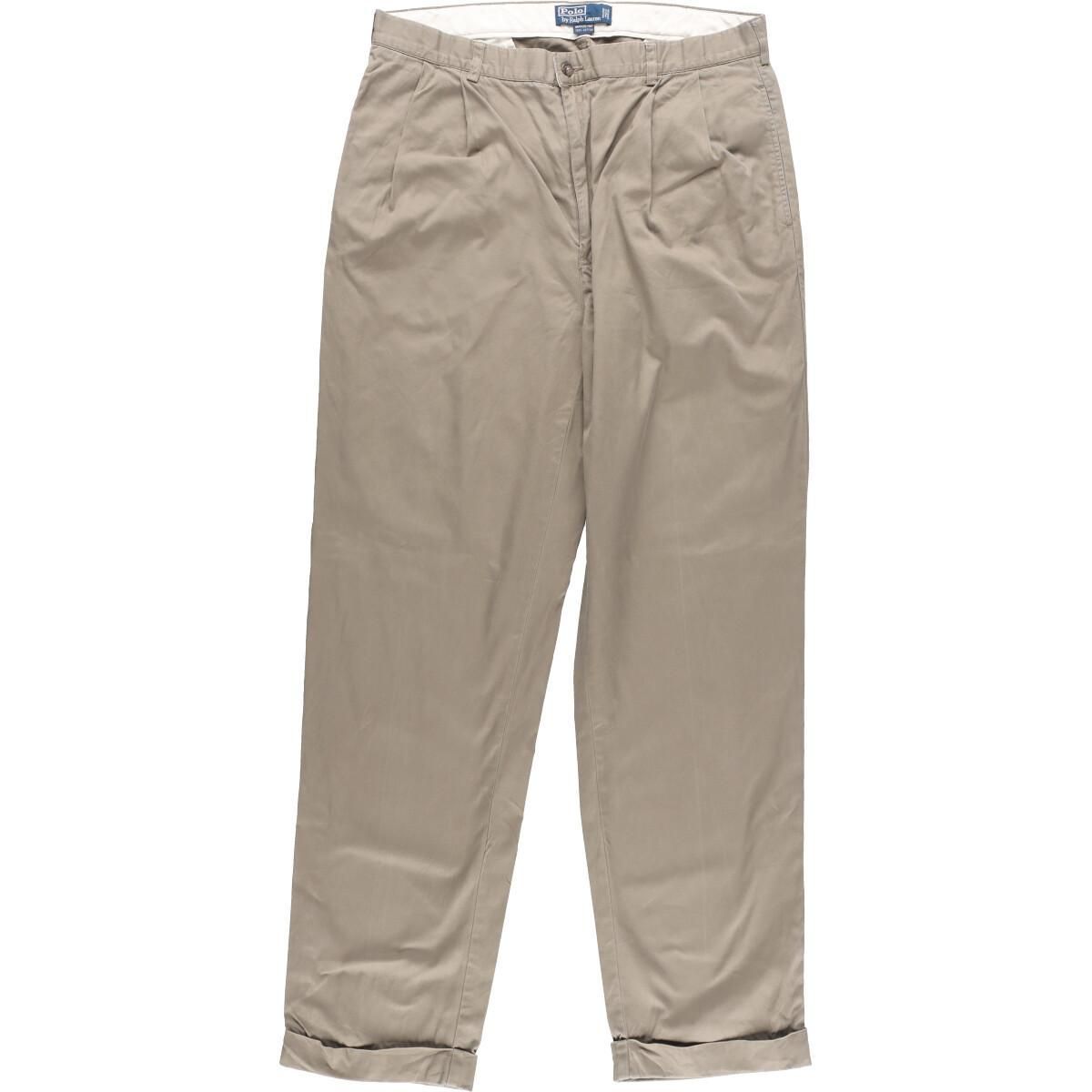 古着 ラルフローレン Ralph Lauren POLO by Ralph Lauren ツータック チノパンツ メンズw36 /eaa309354 【中古】/eaa309354