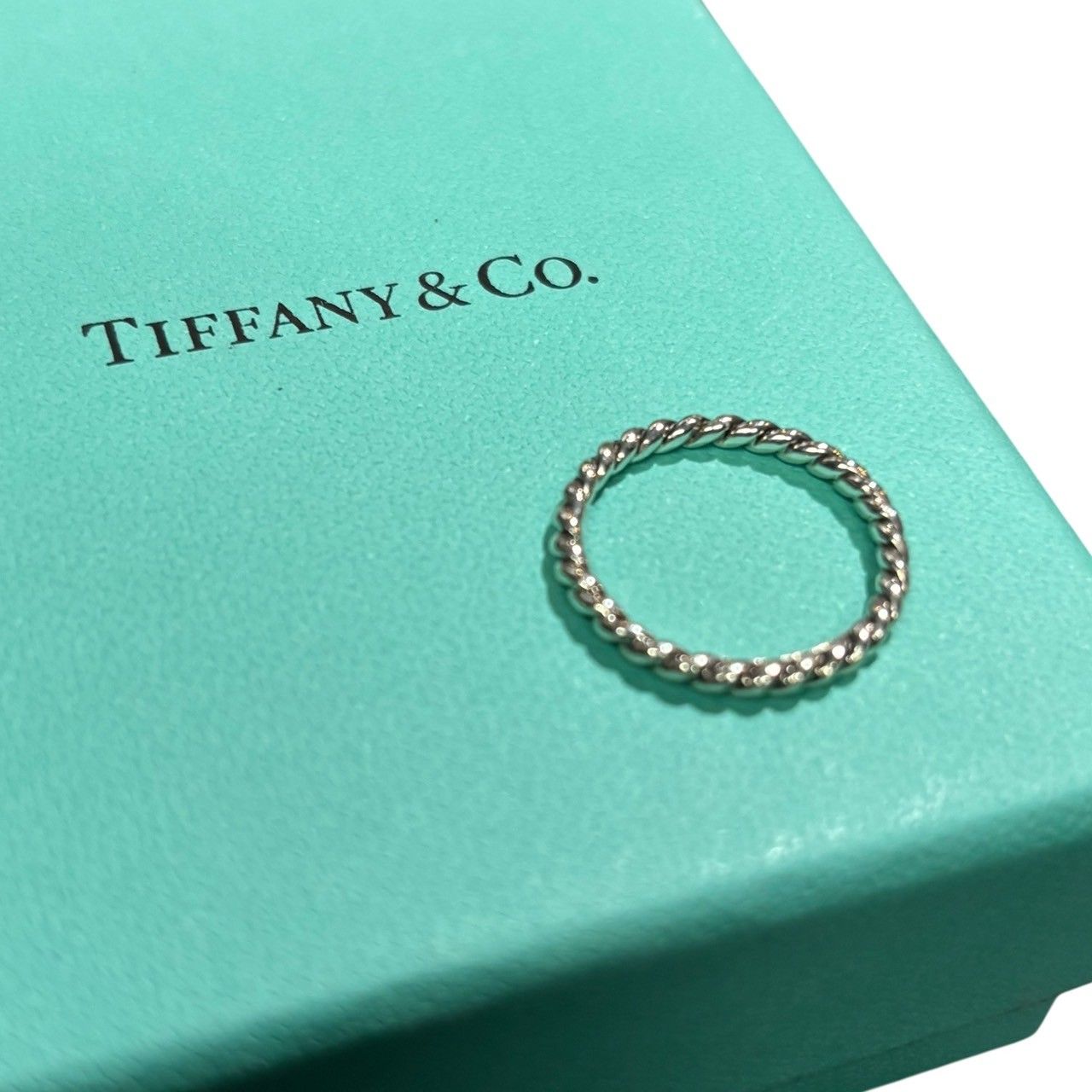 Tiffany & Co. シルバー ツイストデザイン リング
