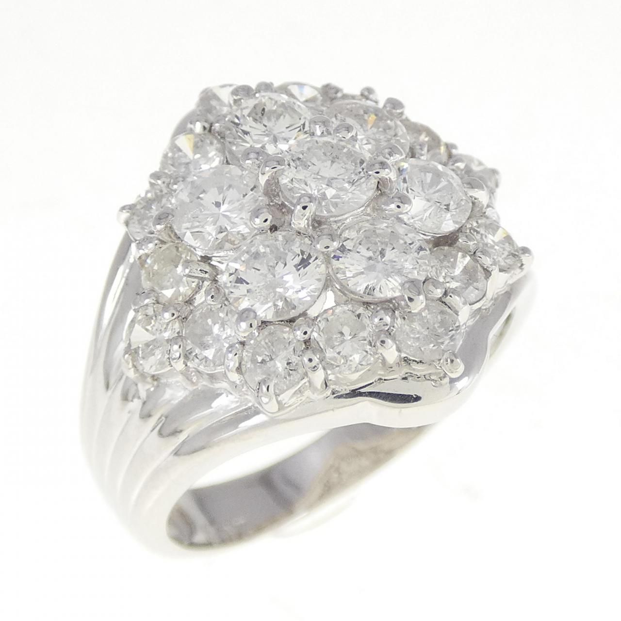 新品仕上げ》2.00ct 美品 Pt900 プラチナ リング 指輪 ダイヤ 2.00ct 