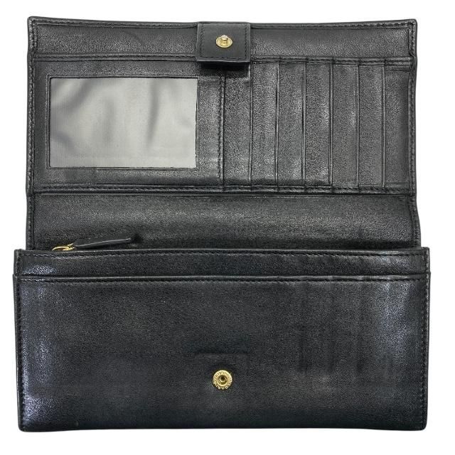 新品未使用 BVLGARI ブルガリマン 2つ折り長財布 ブラック30398
