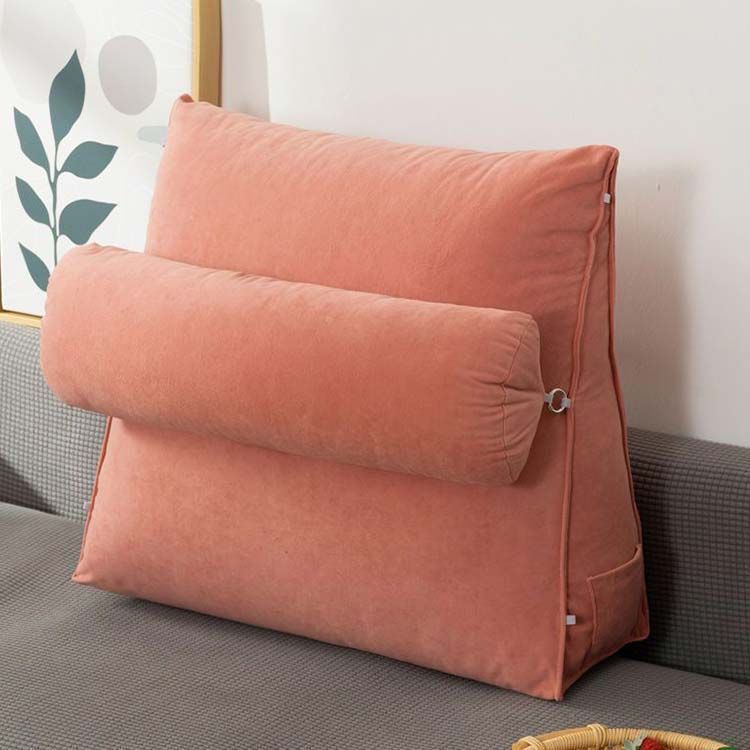 背もたれ クッション ベッド 読書用 クッション 三角クッション 腰枕 おしゃれ かわいい 一人暮らし リビング 北欧 コンパクト 枕付き ゲームクッション ギフト 誕生日 プレゼント 小さい お