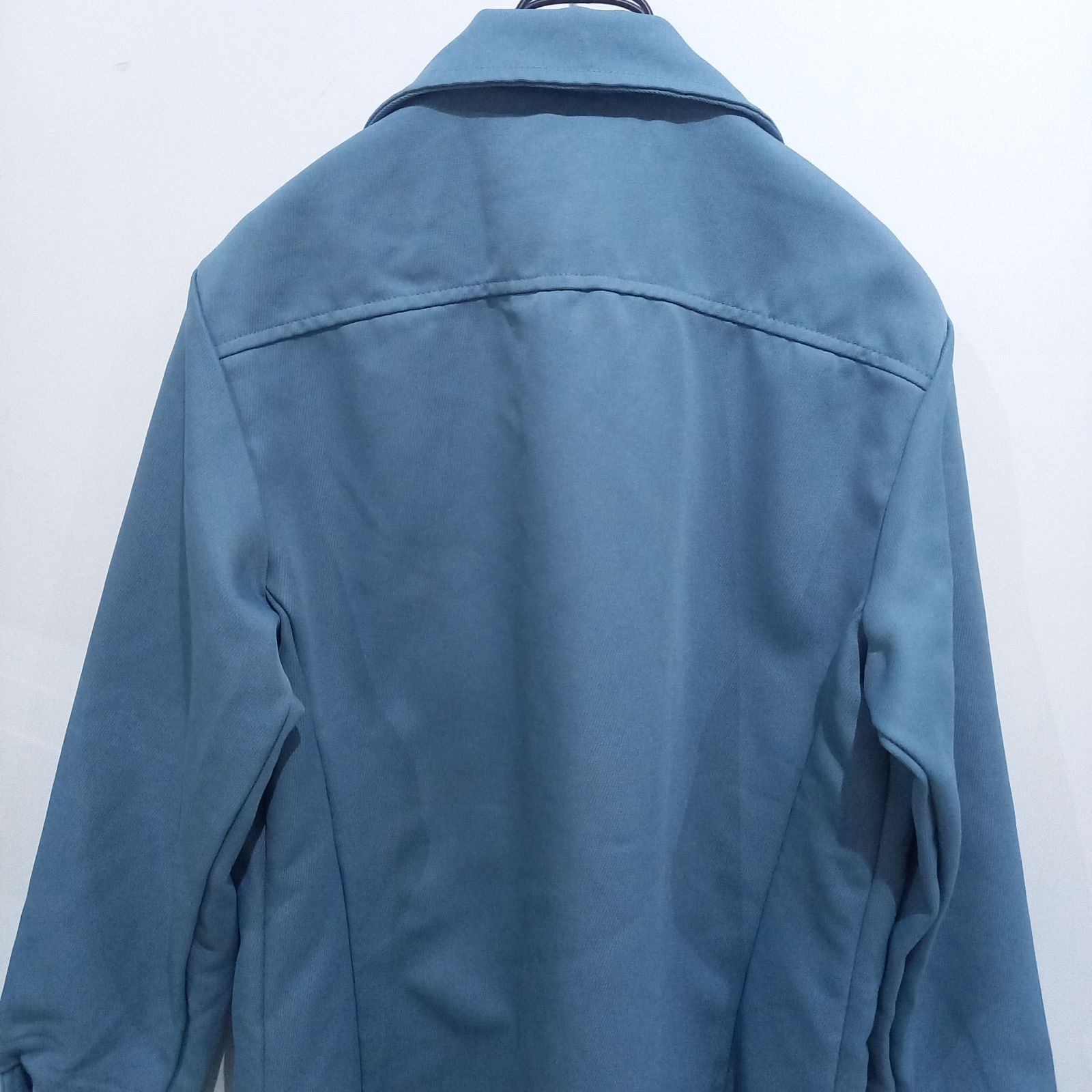 70s USA製 FARAH シャツジャケット Mサイズ相当 水色 - メルカリ